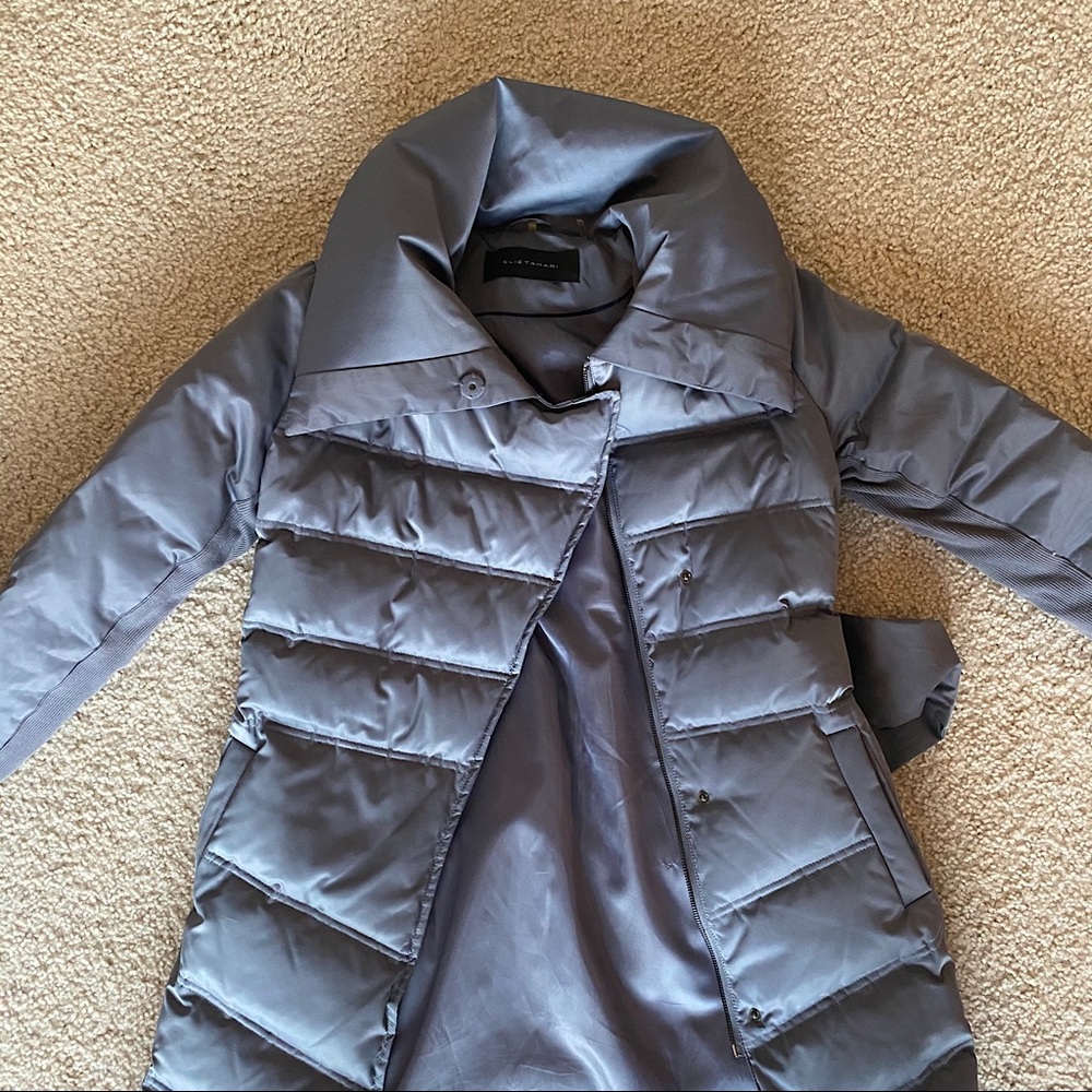 Tahari winter coat down filled